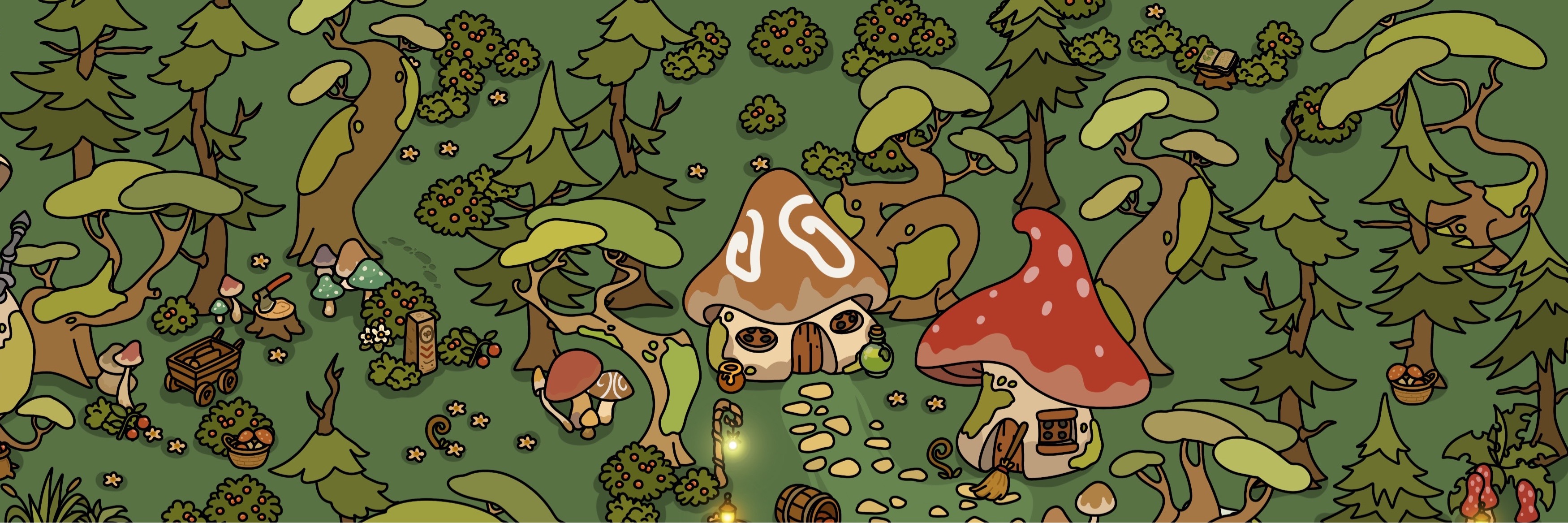 Mushroom forest game map