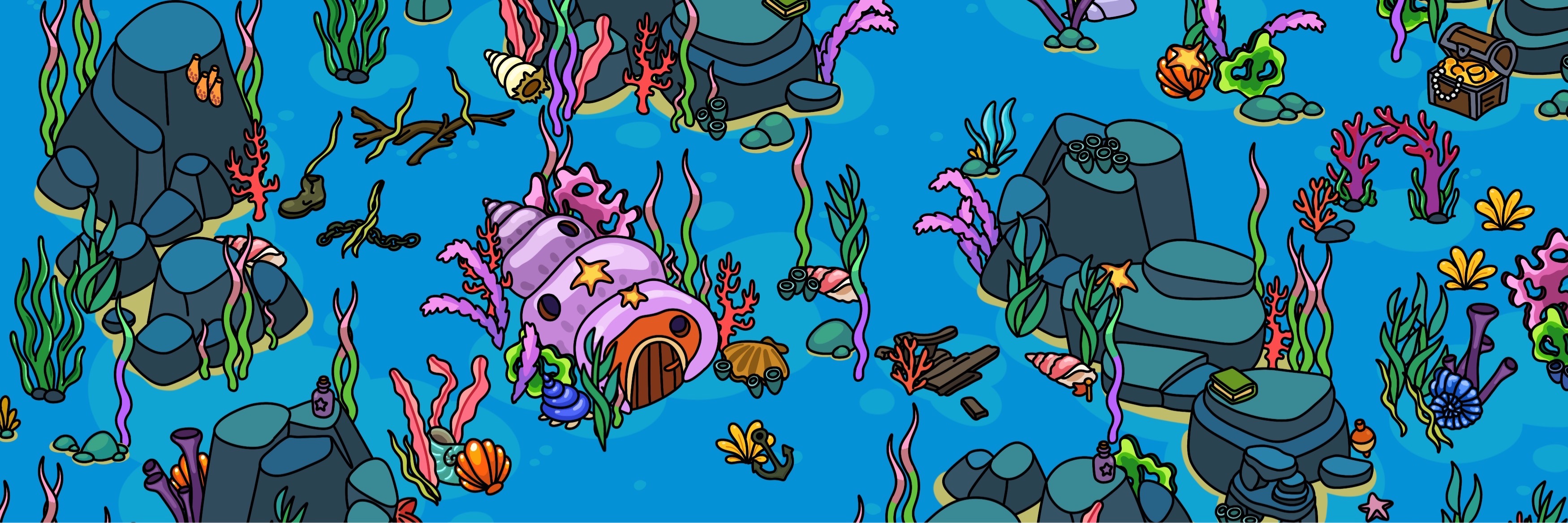 Underwater game map